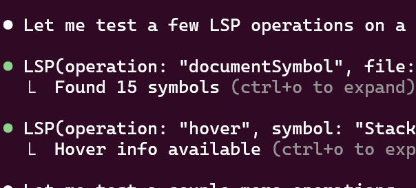 Claude Code using TypeScript LSP